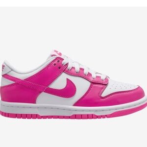 Nike Dunk Low Pink and White Sneakers